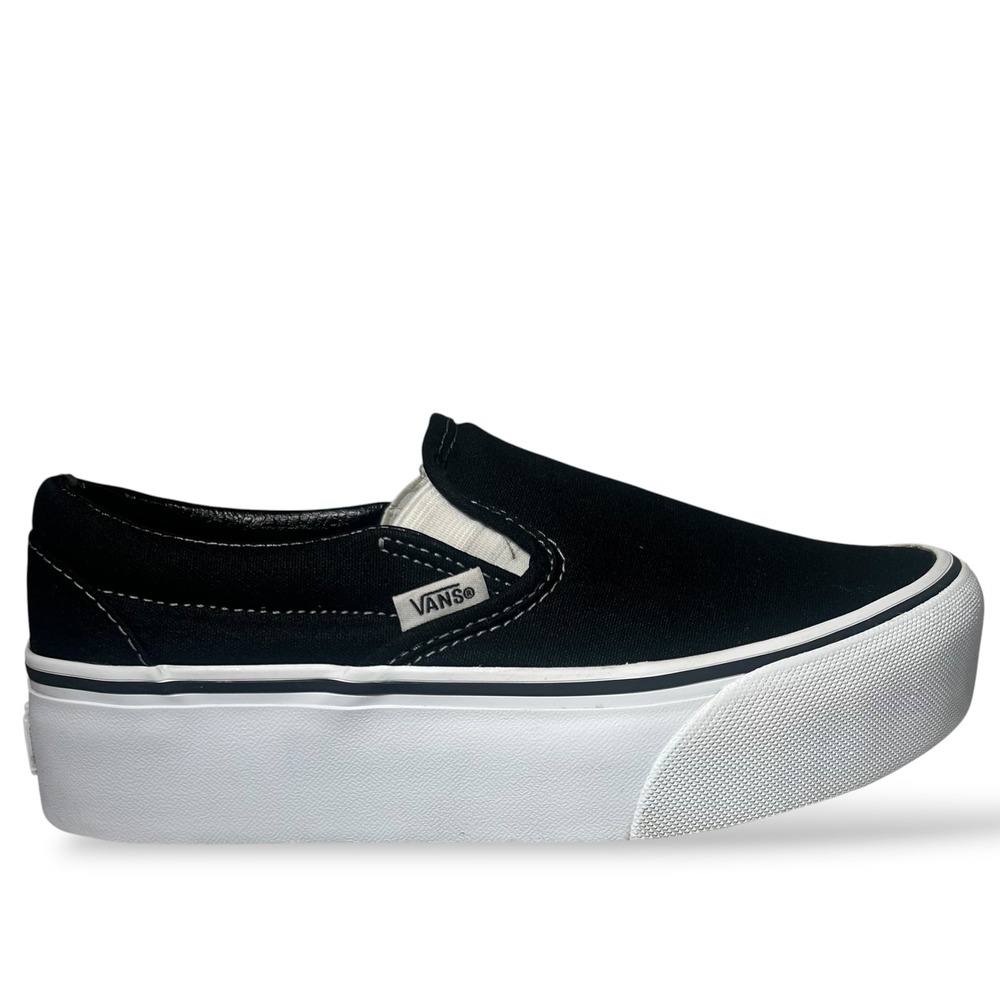 VANS Classic Slip-On Womens Stackform Platform Shoes Size 6